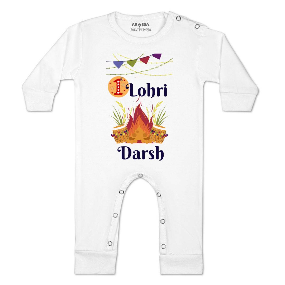 Arvesa My First Lohri  Baby Boy & Girl Dress