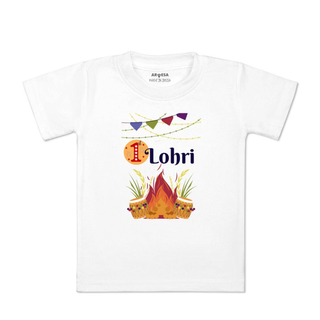 Arvesa Design-599 Lohri My First Baby Boy and Baby Girl Dress .