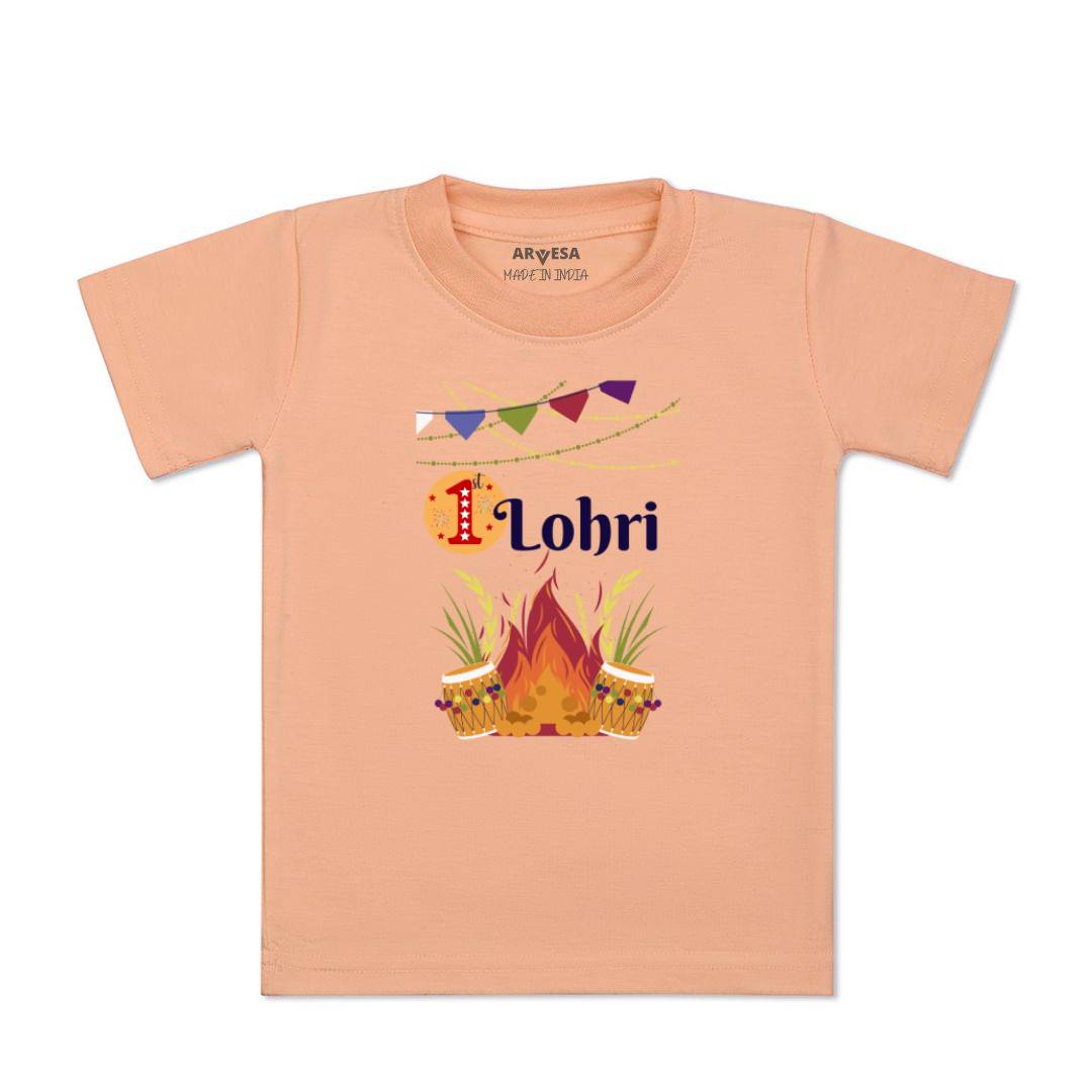 Arvesa Design-599 Lohri My First Baby Boy and Baby Girl Dress .