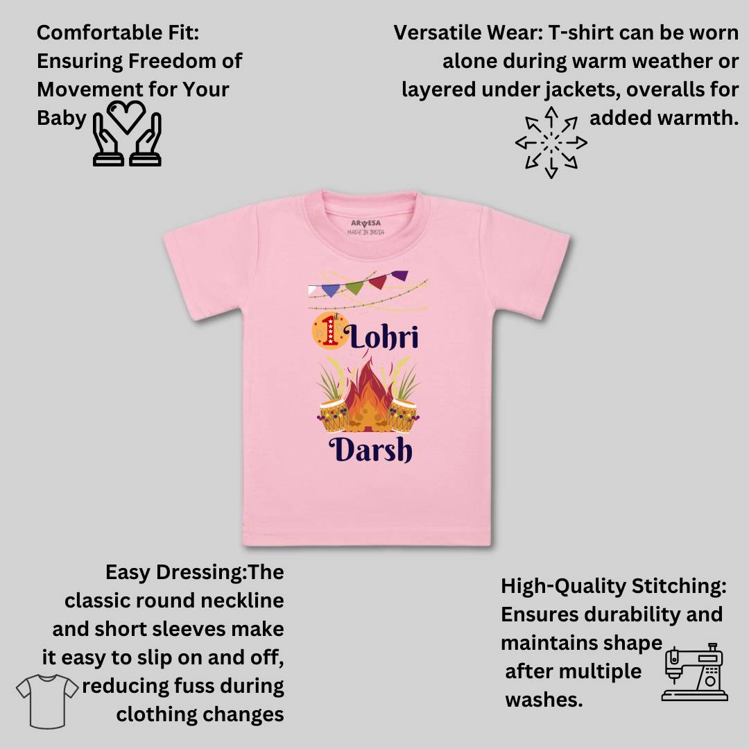 Arvesa My First Lohri  Baby Boy & Girl Dress