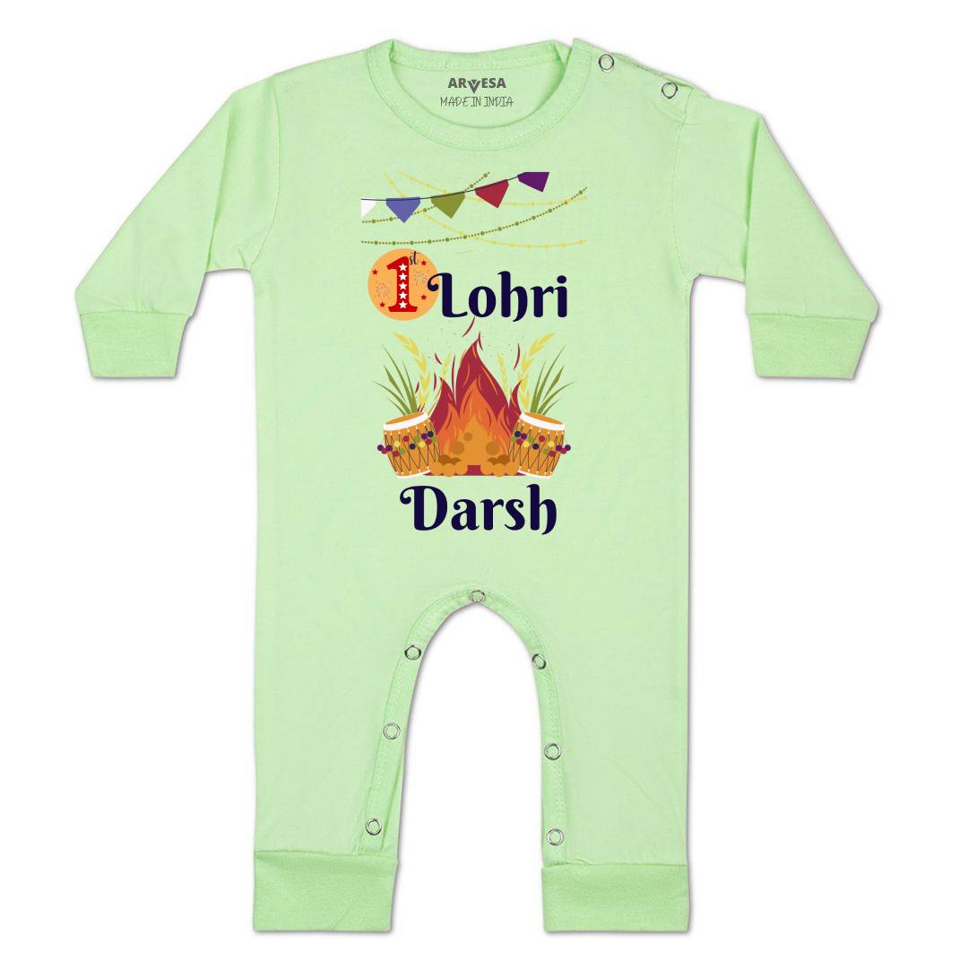 Arvesa My First Lohri  Baby Boy & Girl Dress