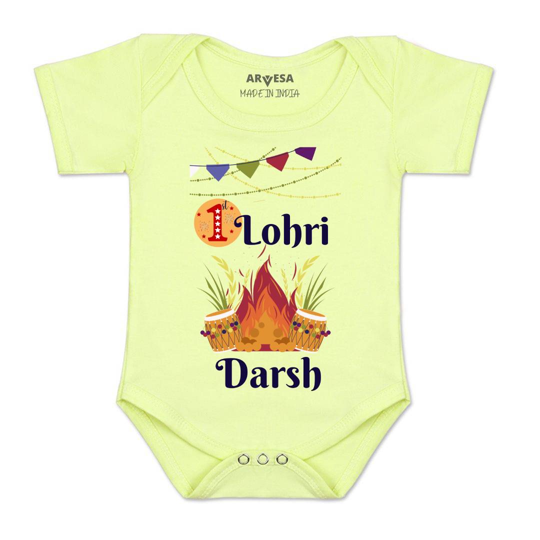 Arvesa My First Lohri  Baby Boy & Girl Dress