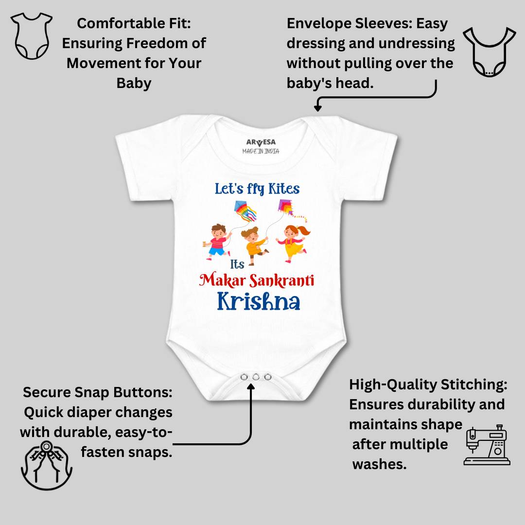 Arvesa Let'S Fly Kites  Baby Boy & Girl Dress