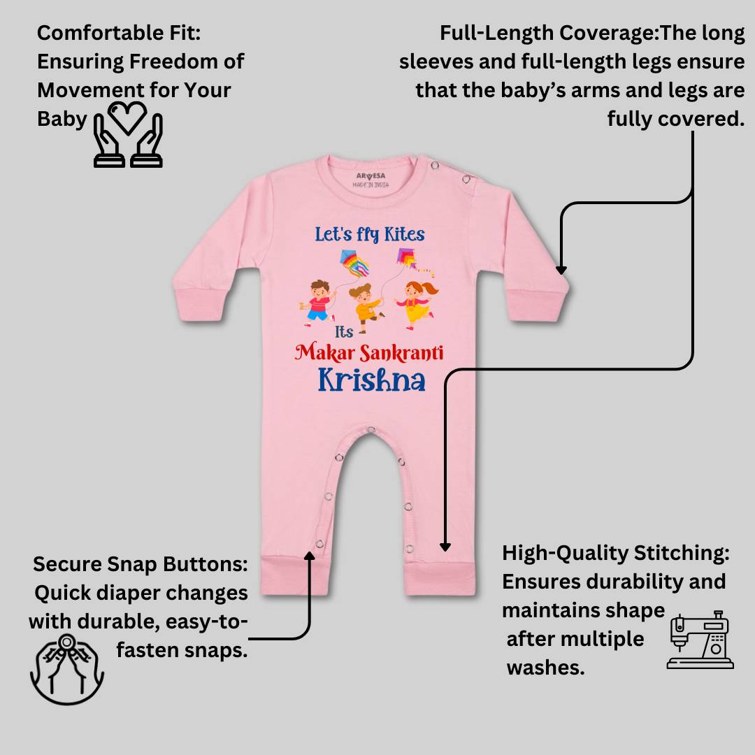 Arvesa Let'S Fly Kites  Baby Boy & Girl Dress