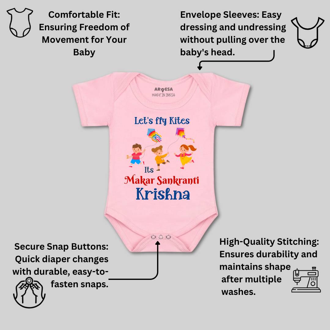 Arvesa Let'S Fly Kites  Baby Boy & Girl Dress