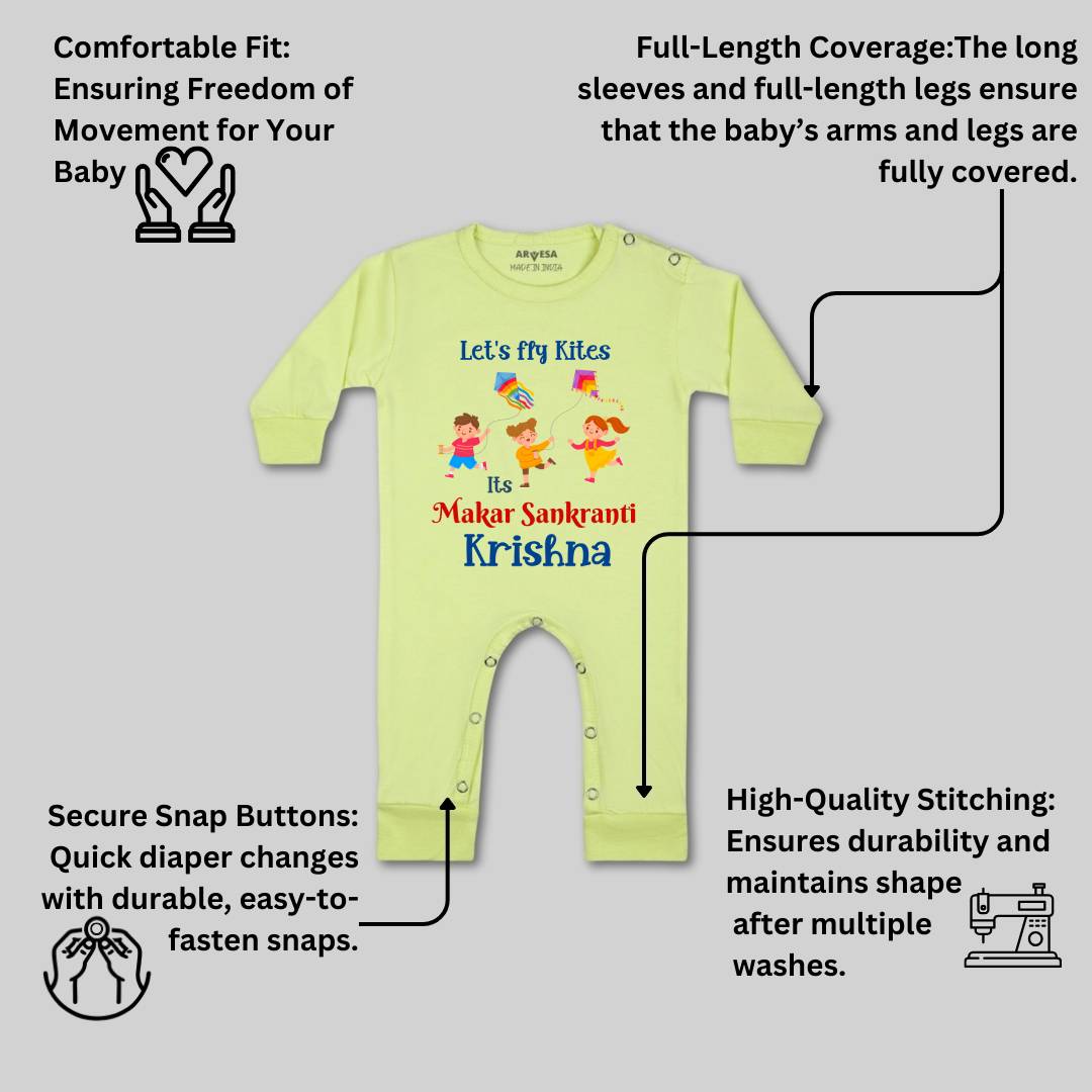 Arvesa Let'S Fly Kites  Baby Boy & Girl Dress