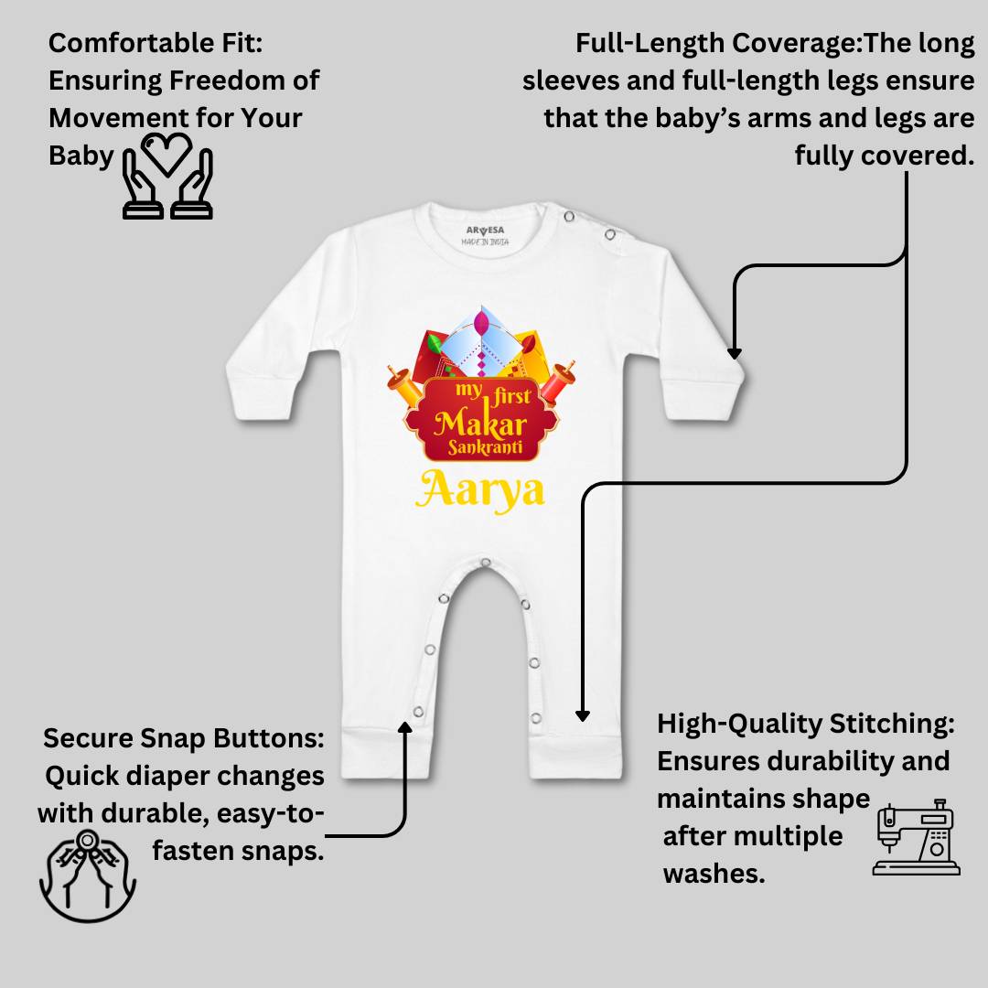 Arvesa My First Makar sankranti  Baby Boy & Girl Dress