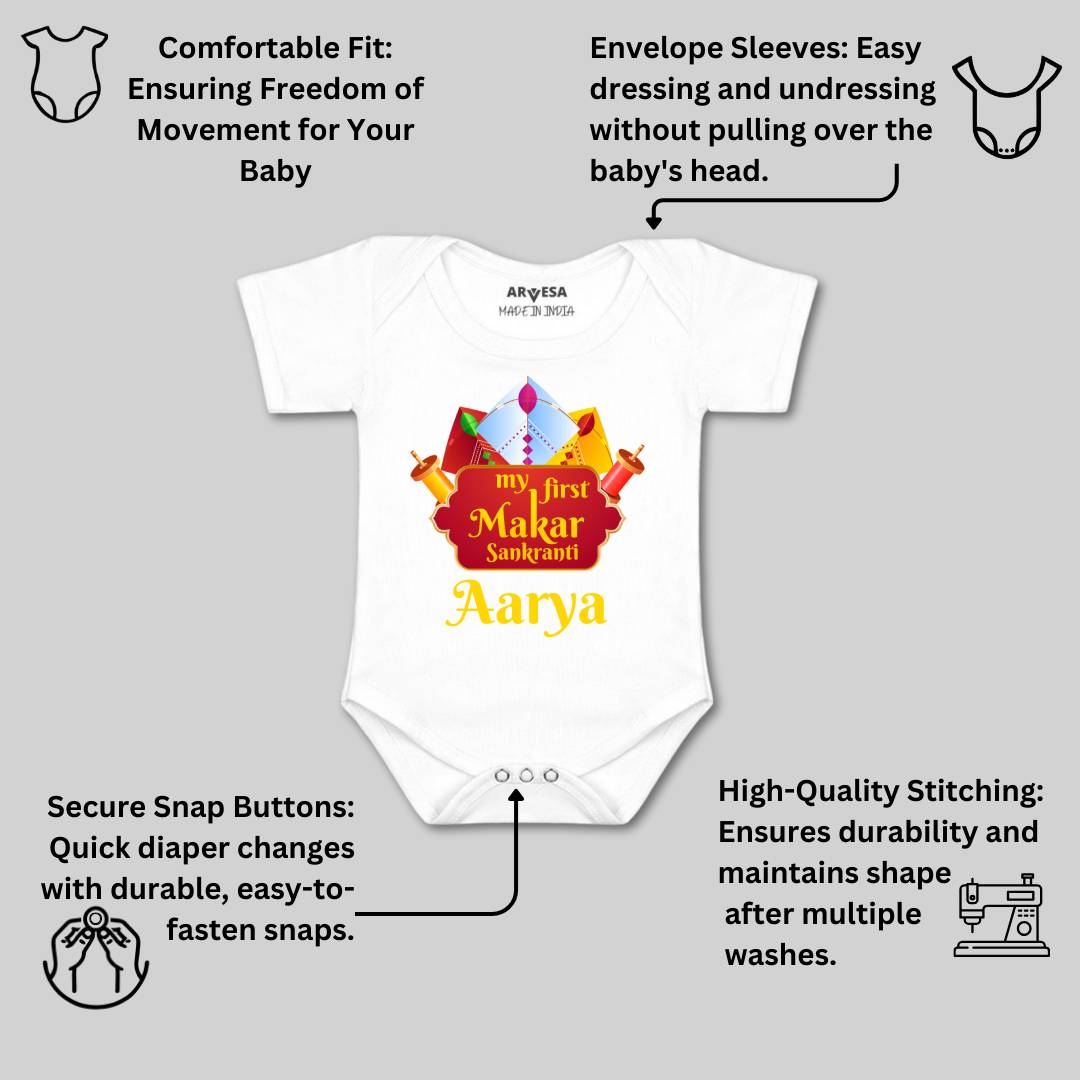 Arvesa My First Makar sankranti  Baby Boy & Girl Dress