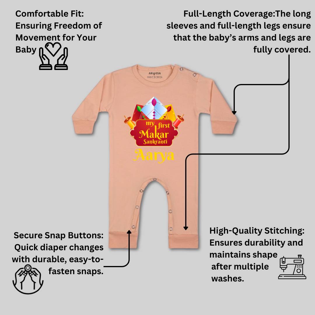Arvesa My First Makar sankranti  Baby Boy & Girl Dress