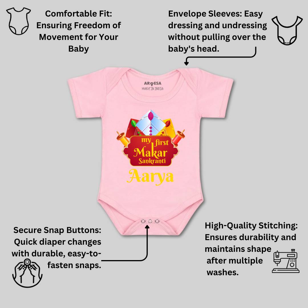 Arvesa My First Makar sankranti  Baby Boy & Girl Dress