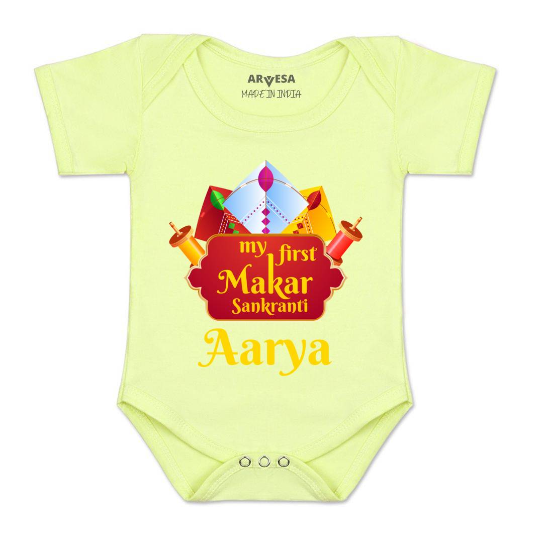 Arvesa My First Makar sankranti  Baby Boy & Girl Dress