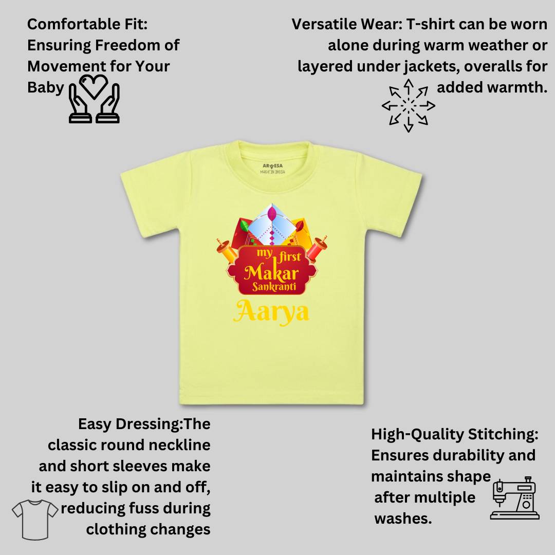 Arvesa My First Makar sankranti  Baby Boy & Girl Dress