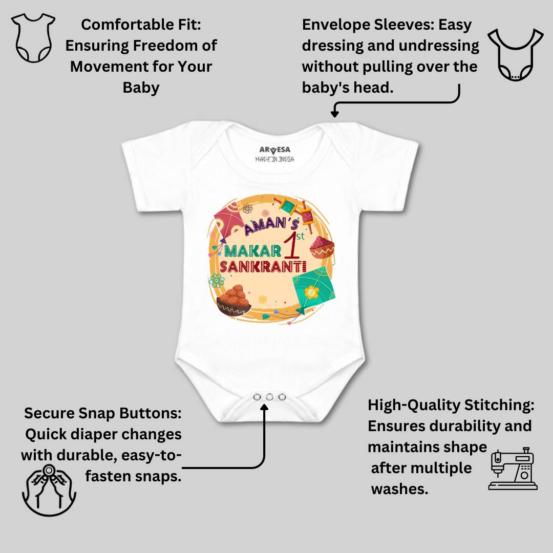 Arvesa My First Makar sankranti  Baby Boy & Girl Dress