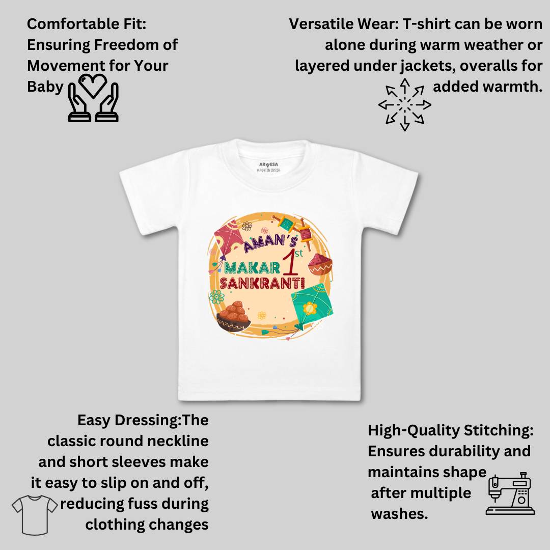 Arvesa My First Makar sankranti  Baby Boy & Girl Dress