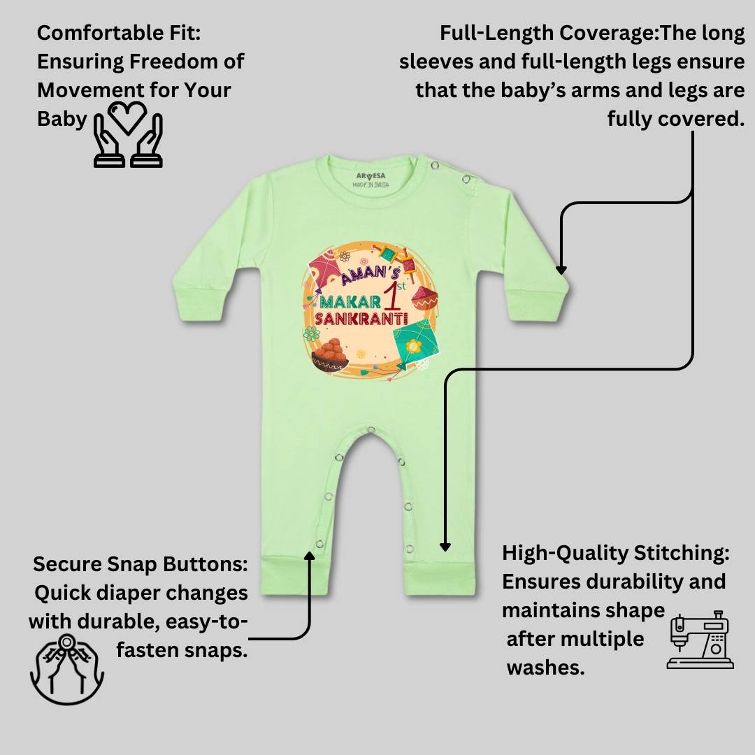 Arvesa My First Makar sankranti  Baby Boy & Girl Dress