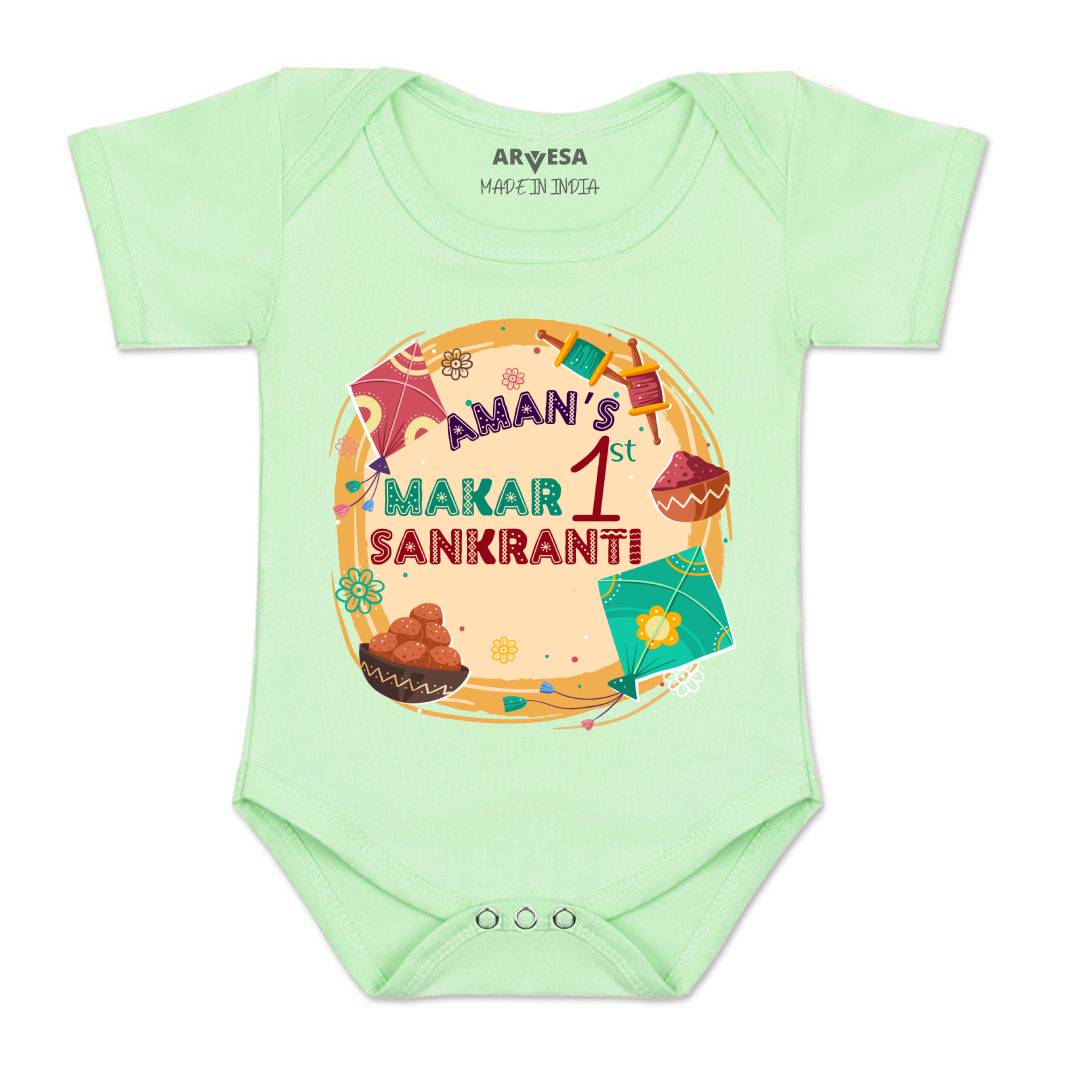 Arvesa My First Makar sankranti  Baby Boy & Girl Dress