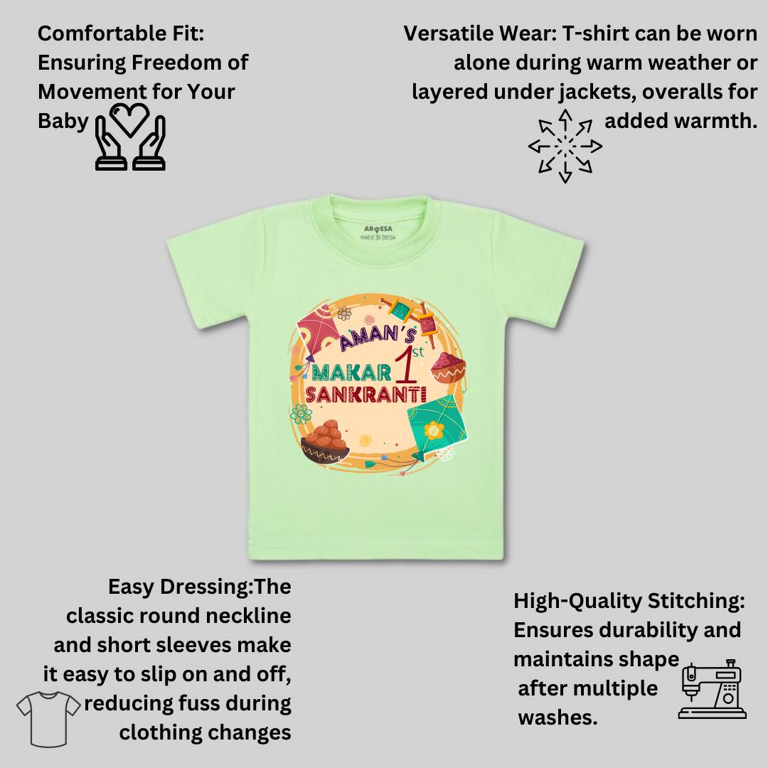 Arvesa My First Makar sankranti  Baby Boy & Girl Dress