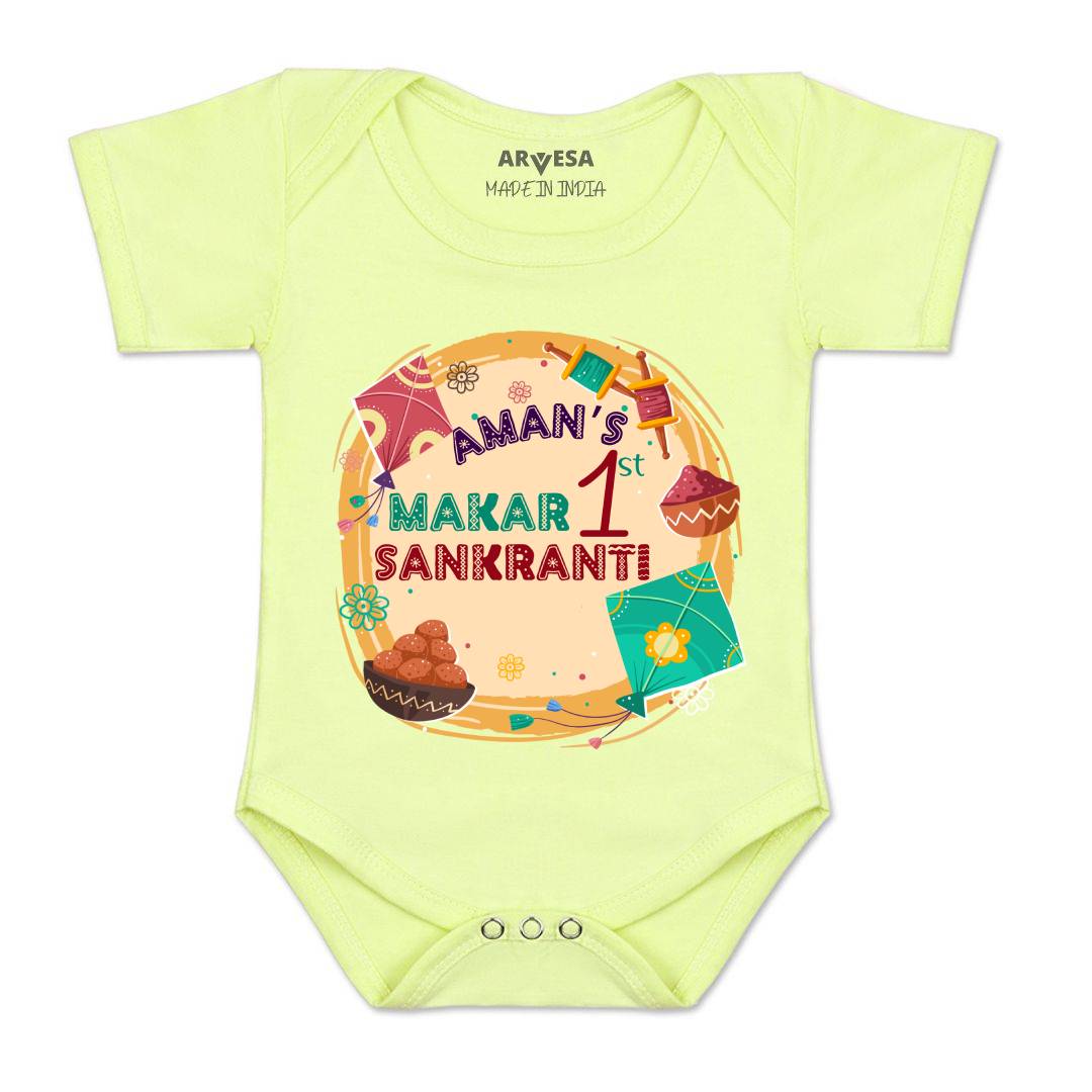 Arvesa My First Makar sankranti  Baby Boy & Girl Dress