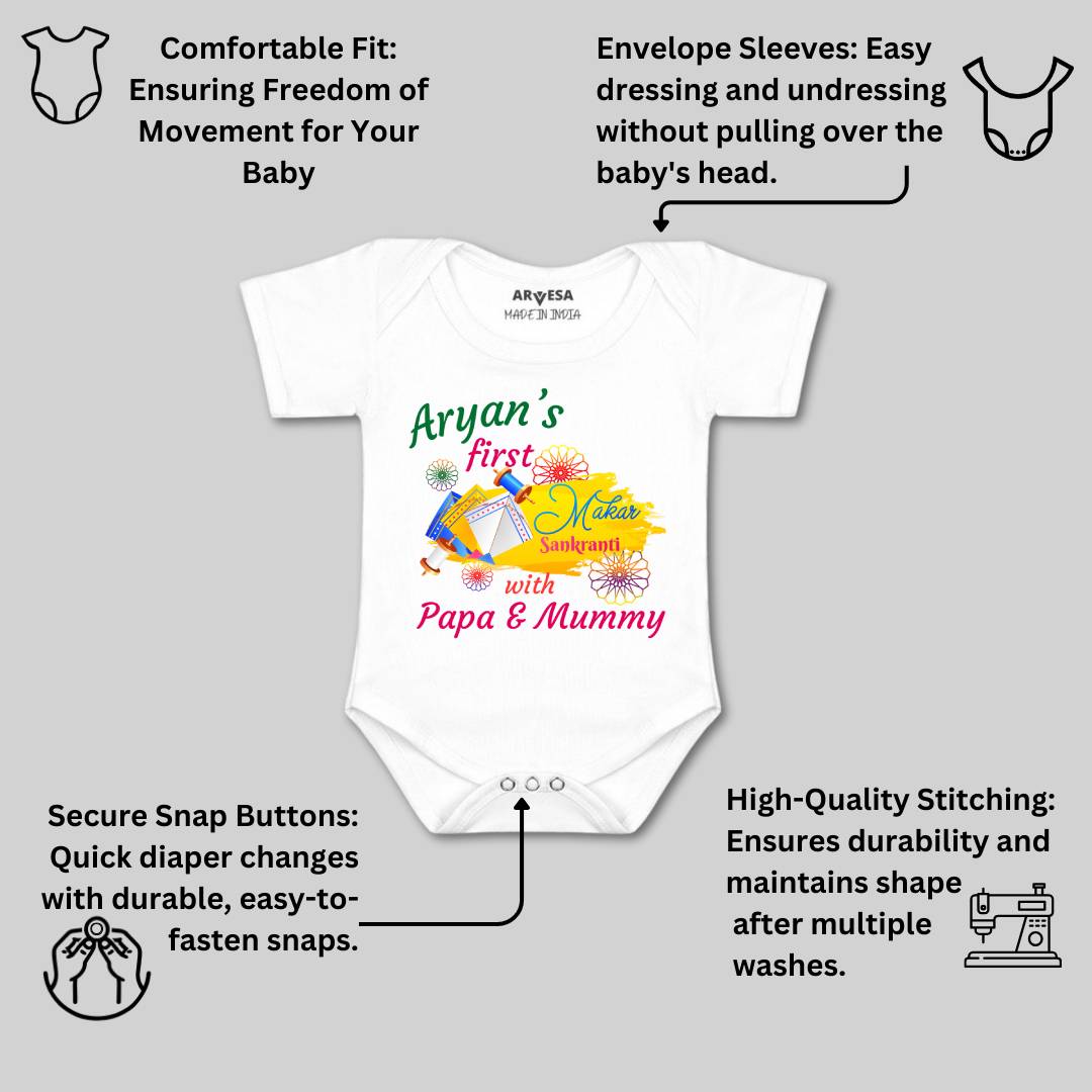 Arvesa My First Makar sankranti  Baby Boy & Girl Dress