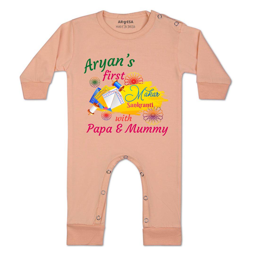 Arvesa My First Makar sankranti  Baby Boy & Girl Dress