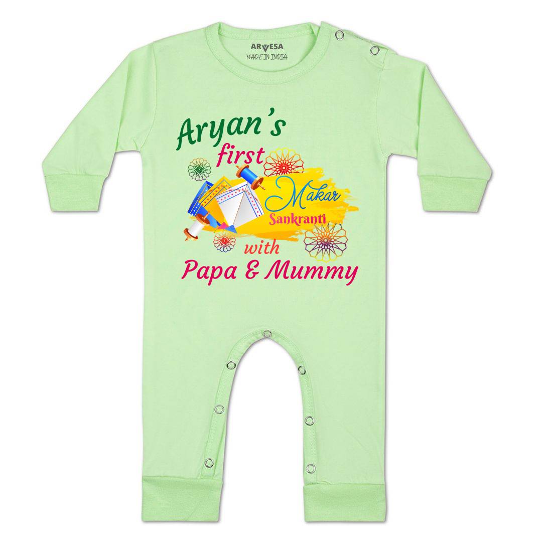 Arvesa My First Makar sankranti  Baby Boy & Girl Dress