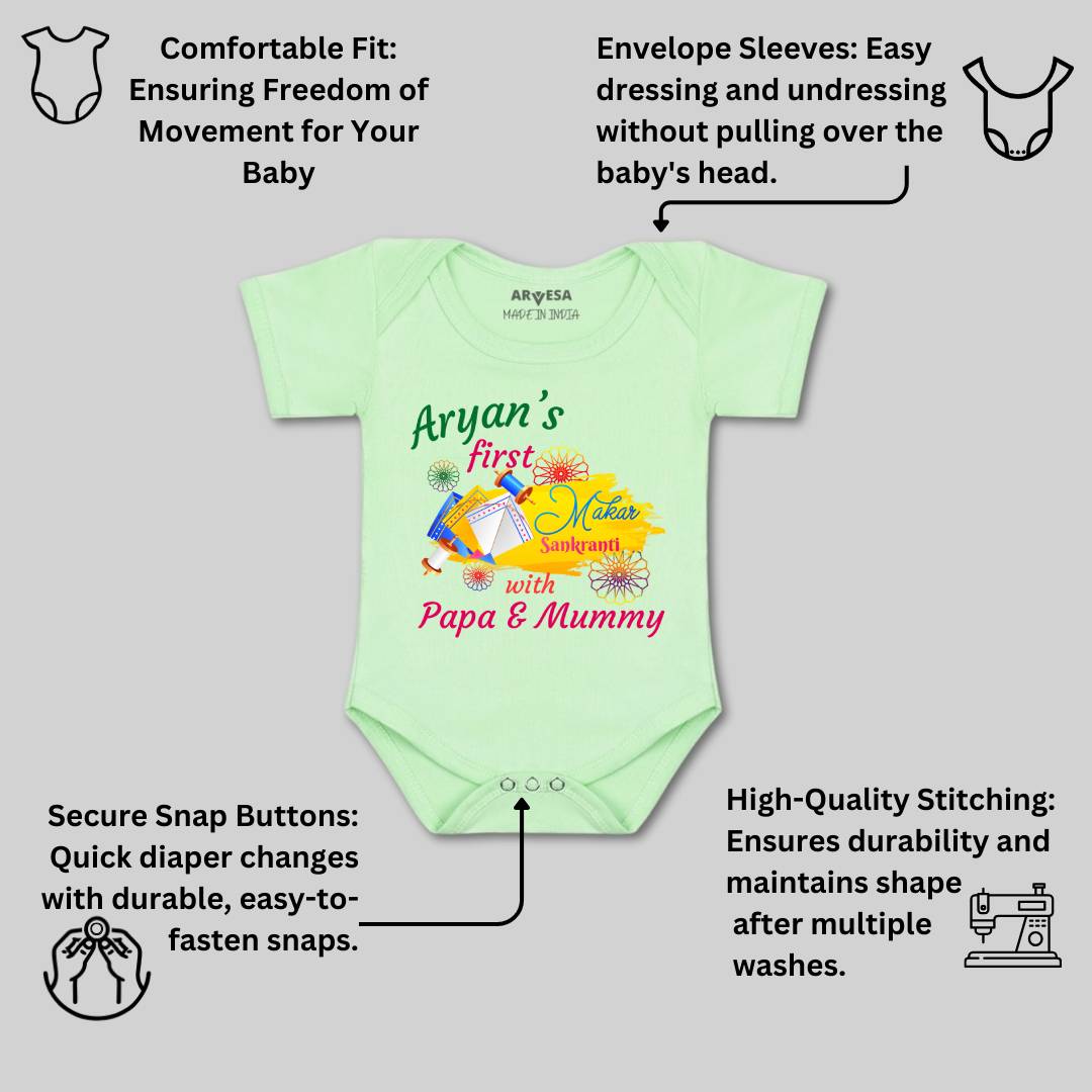 Arvesa My First Makar sankranti  Baby Boy & Girl Dress