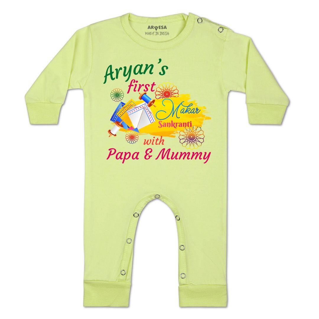 Arvesa My First Makar sankranti  Baby Boy & Girl Dress