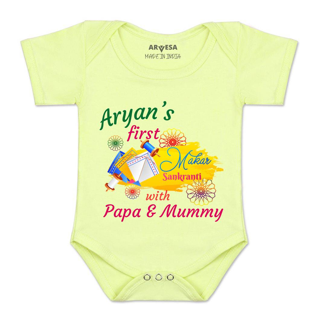Arvesa My First Makar sankranti  Baby Boy & Girl Dress
