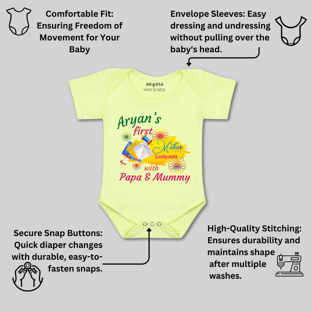 Arvesa My First Makar sankranti  Baby Boy & Girl Dress