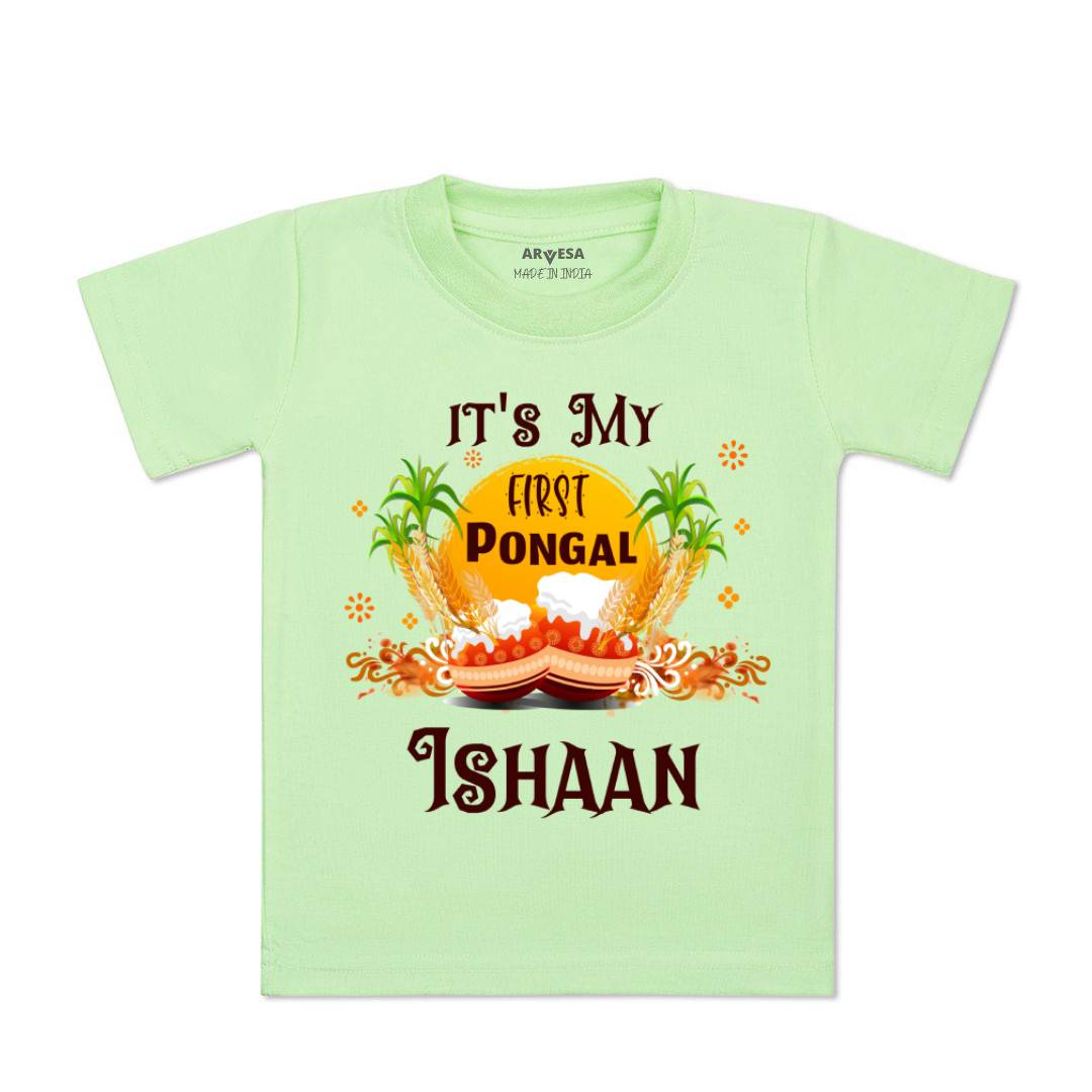 Arvesa My First Pongal  Baby Boy & Girl Dress