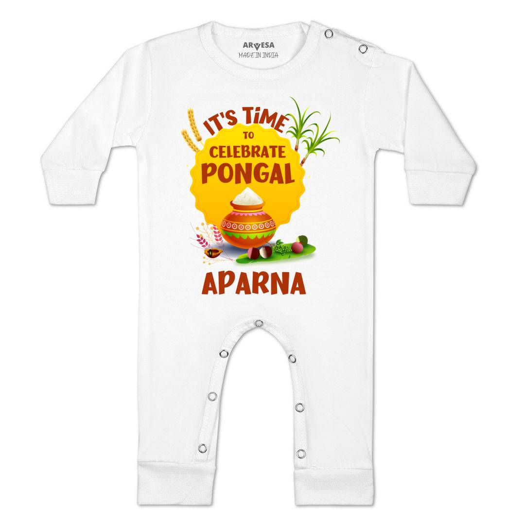 Arvesa Time To Celebrate Pongal  Baby Boy & Girl Dress