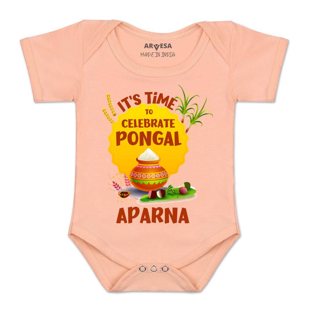 Arvesa Time To Celebrate Pongal  Baby Boy & Girl Dress