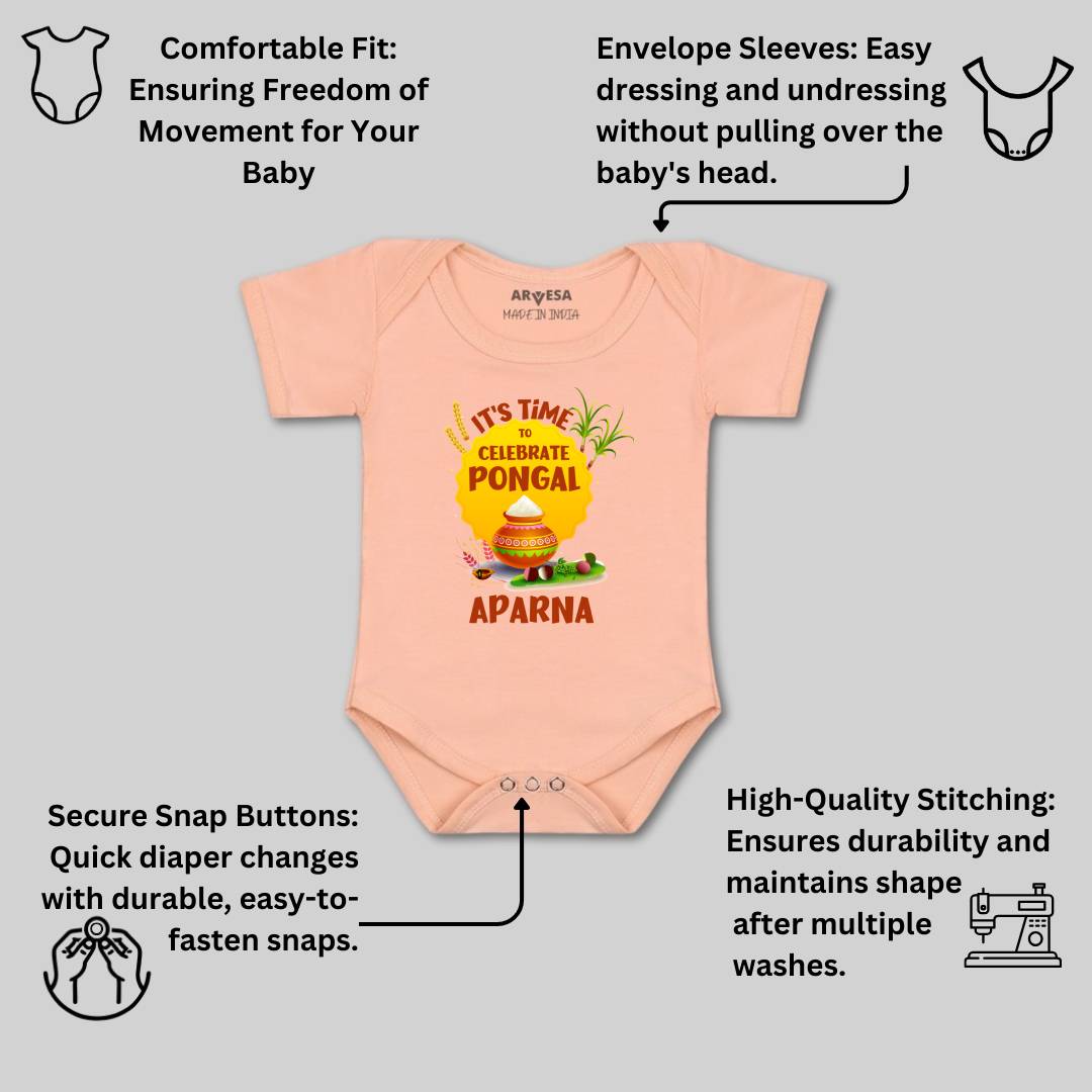 Arvesa Time To Celebrate Pongal  Baby Boy & Girl Dress