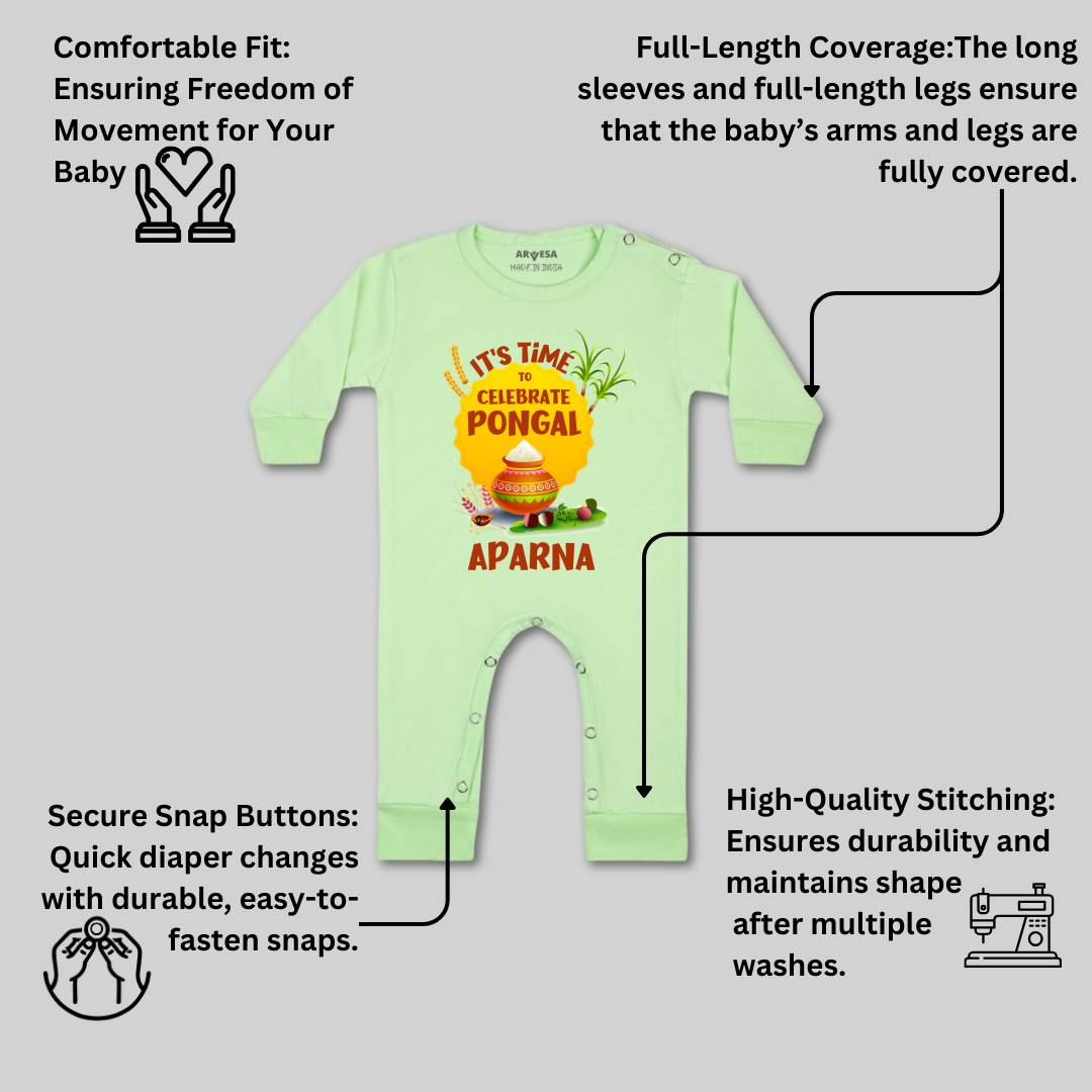 Arvesa Time To Celebrate Pongal  Baby Boy & Girl Dress