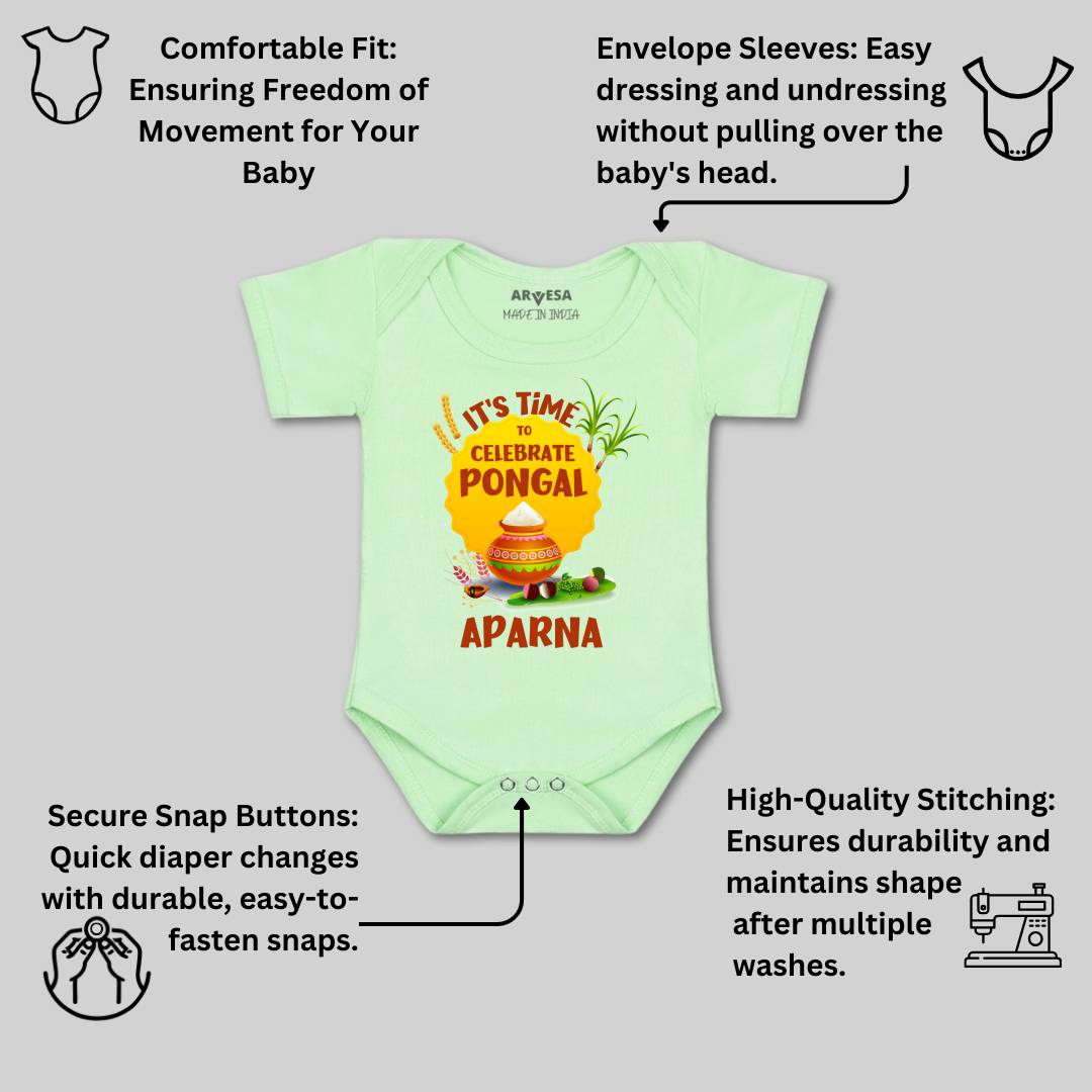 Arvesa Time To Celebrate Pongal  Baby Boy & Girl Dress