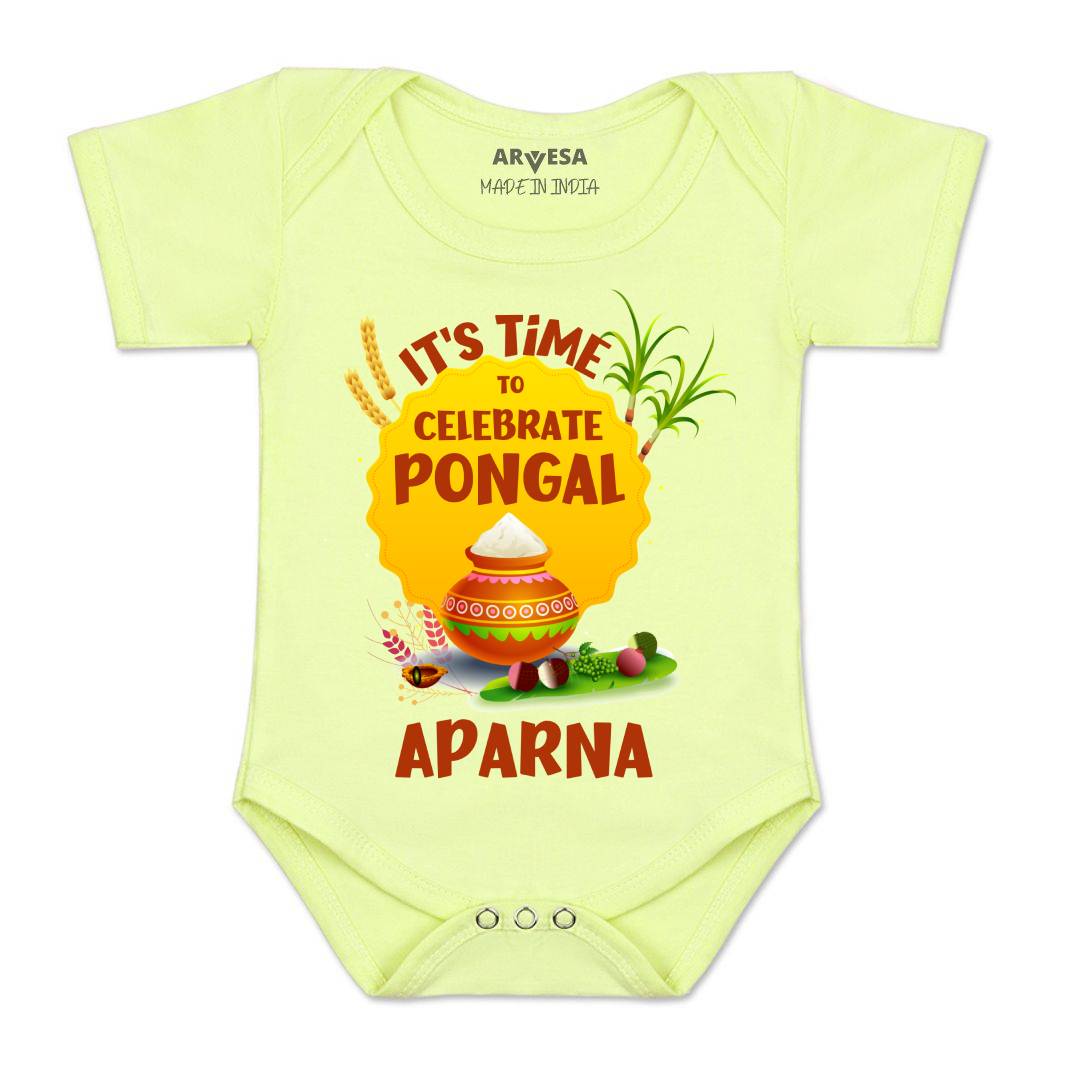 Arvesa Time To Celebrate Pongal  Baby Boy & Girl Dress