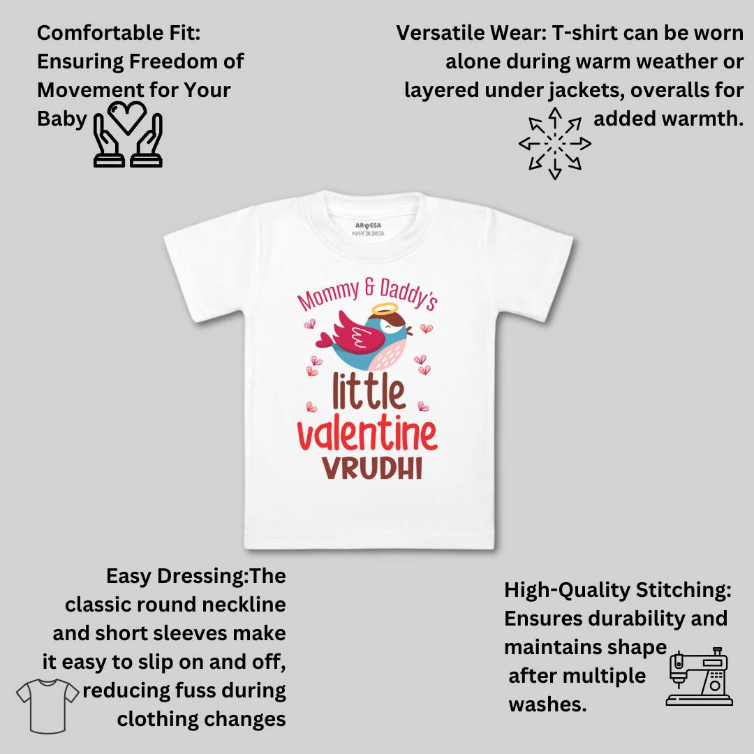 Arvesa Mommy And Daddy Little Valentine  Baby Boy & Girl Dress