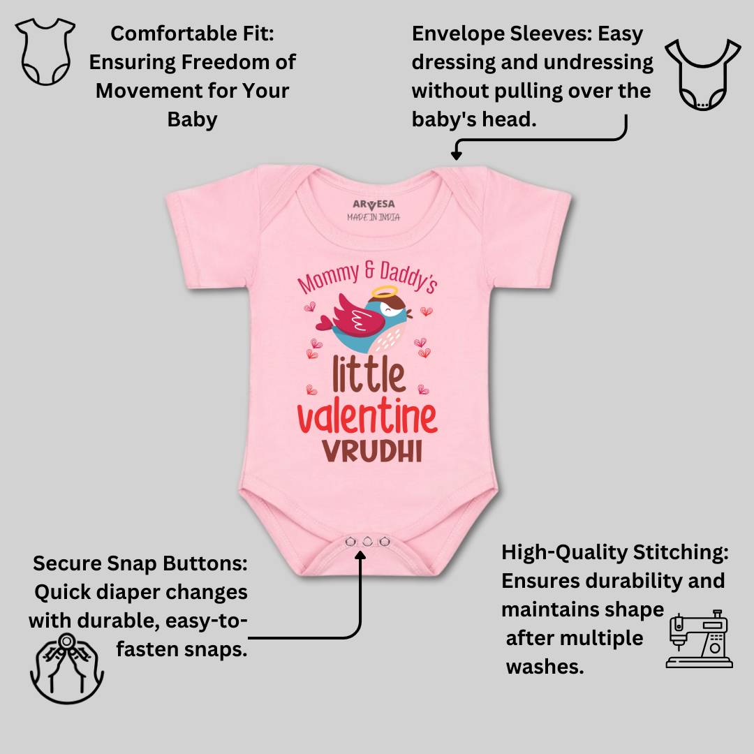 Arvesa Mommy And Daddy Little Valentine  Baby Boy & Girl Dress