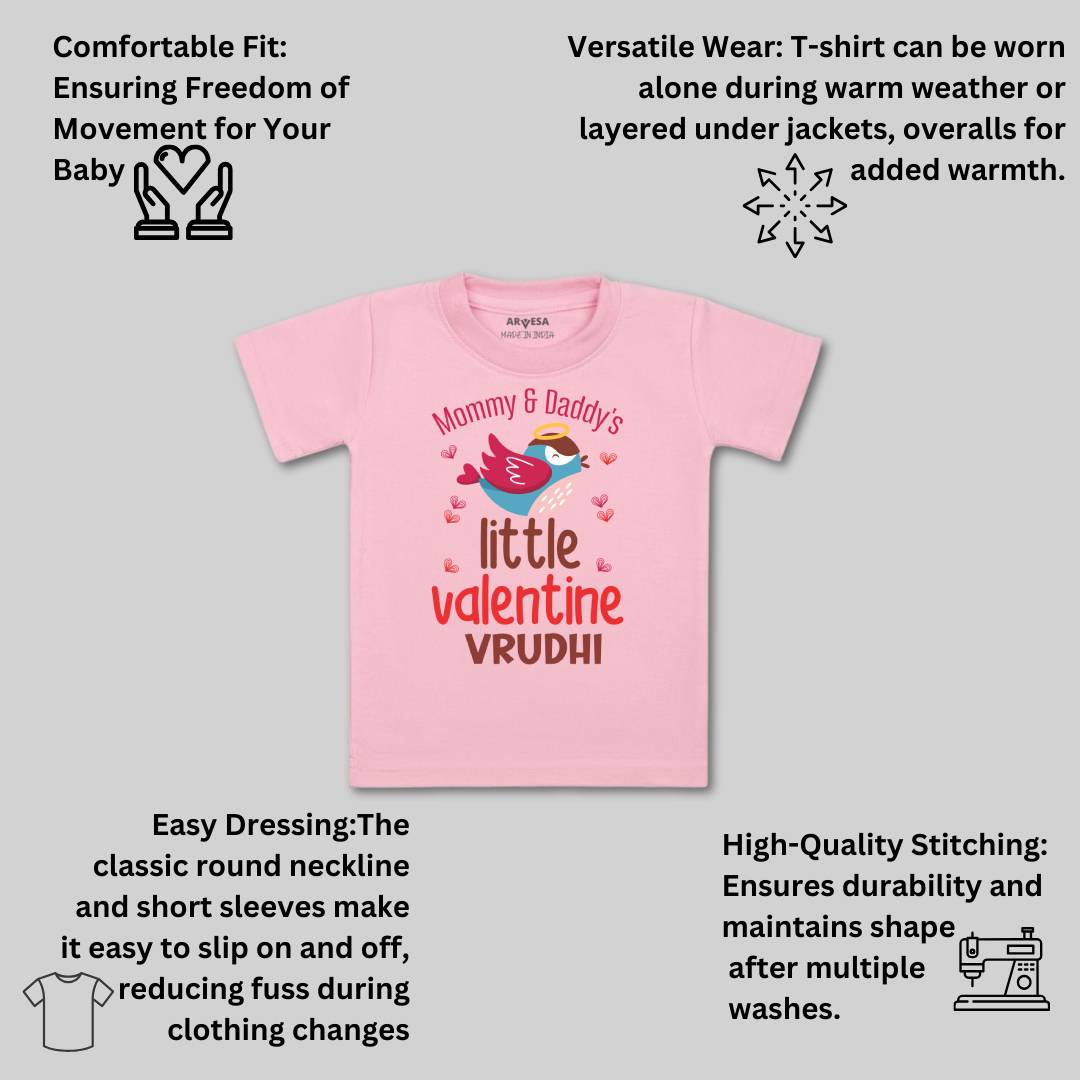 Arvesa Mommy And Daddy Little Valentine  Baby Boy & Girl Dress