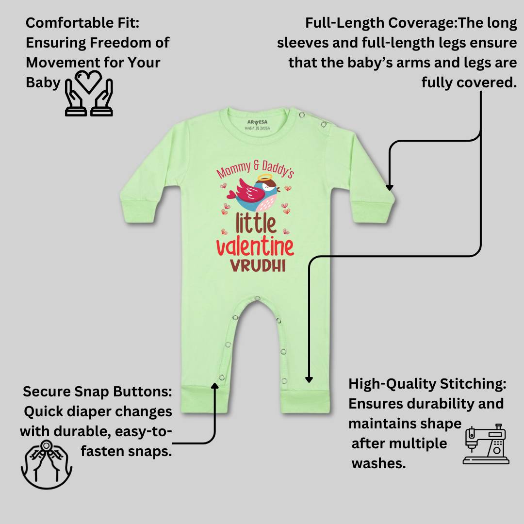 Arvesa Mommy And Daddy Little Valentine  Baby Boy & Girl Dress