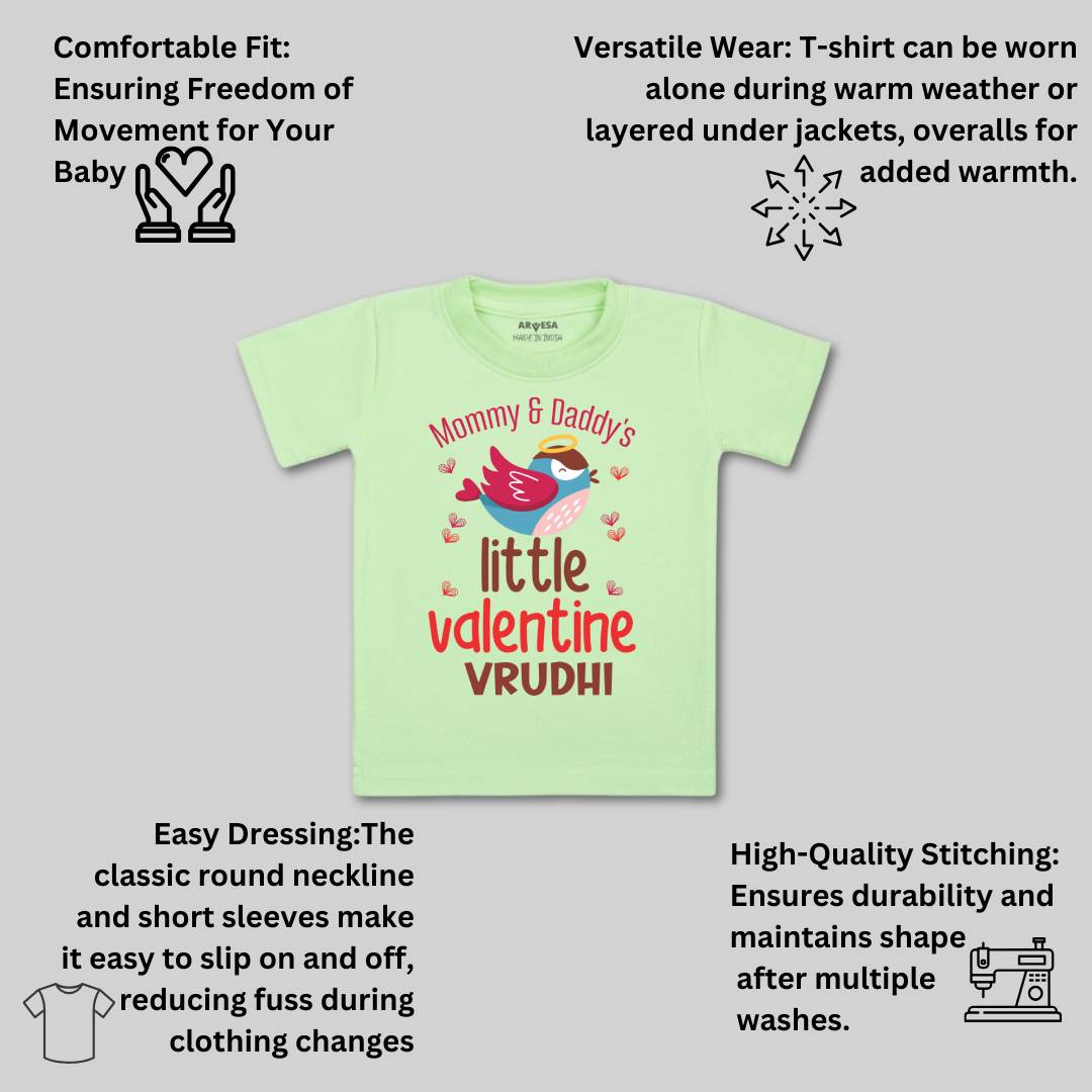 Arvesa Mommy And Daddy Little Valentine  Baby Boy & Girl Dress