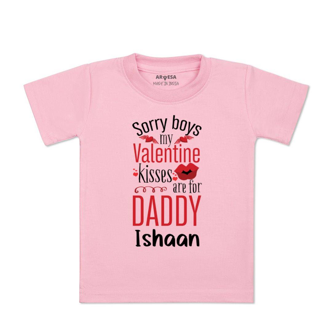 Arvesa Sorry Boys My Valentine Kisses Are For Daddy  Baby Boy & Girl Dress