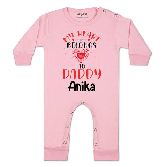 Arvesa My Heart Belongs To Daddy  Baby Boy & Girl Dress