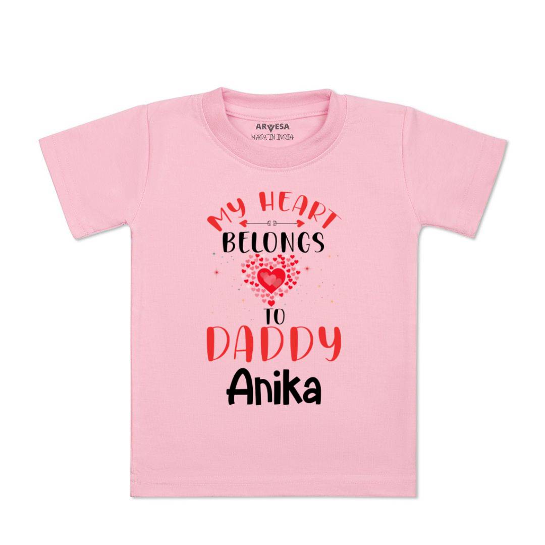 Arvesa My Heart Belongs To Daddy  Baby Boy & Girl Dress