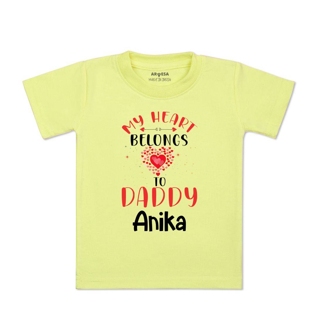 Arvesa My Heart Belongs To Daddy  Baby Boy & Girl Dress