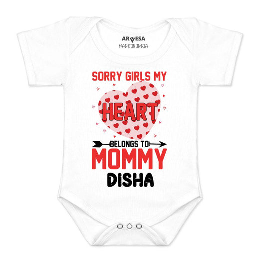 Arvesa Sorry Girls My Heart Belongs To Mommy  Baby Boy & Girl Dress