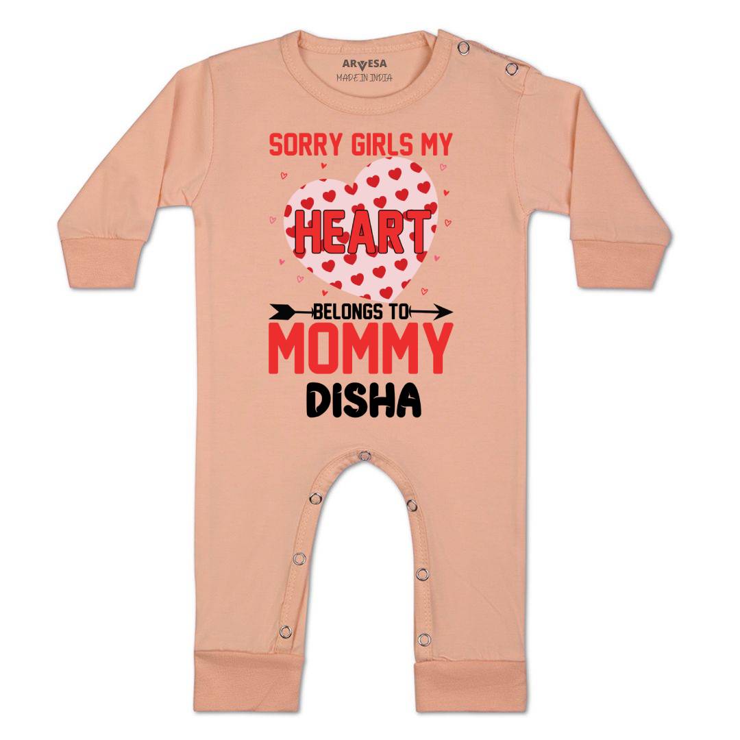 Arvesa Sorry Girls My Heart Belongs To Mommy  Baby Boy & Girl Dress