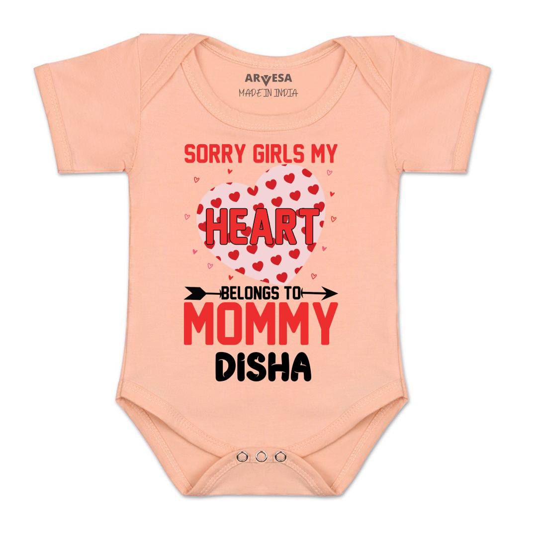 Arvesa Sorry Girls My Heart Belongs To Mommy  Baby Boy & Girl Dress