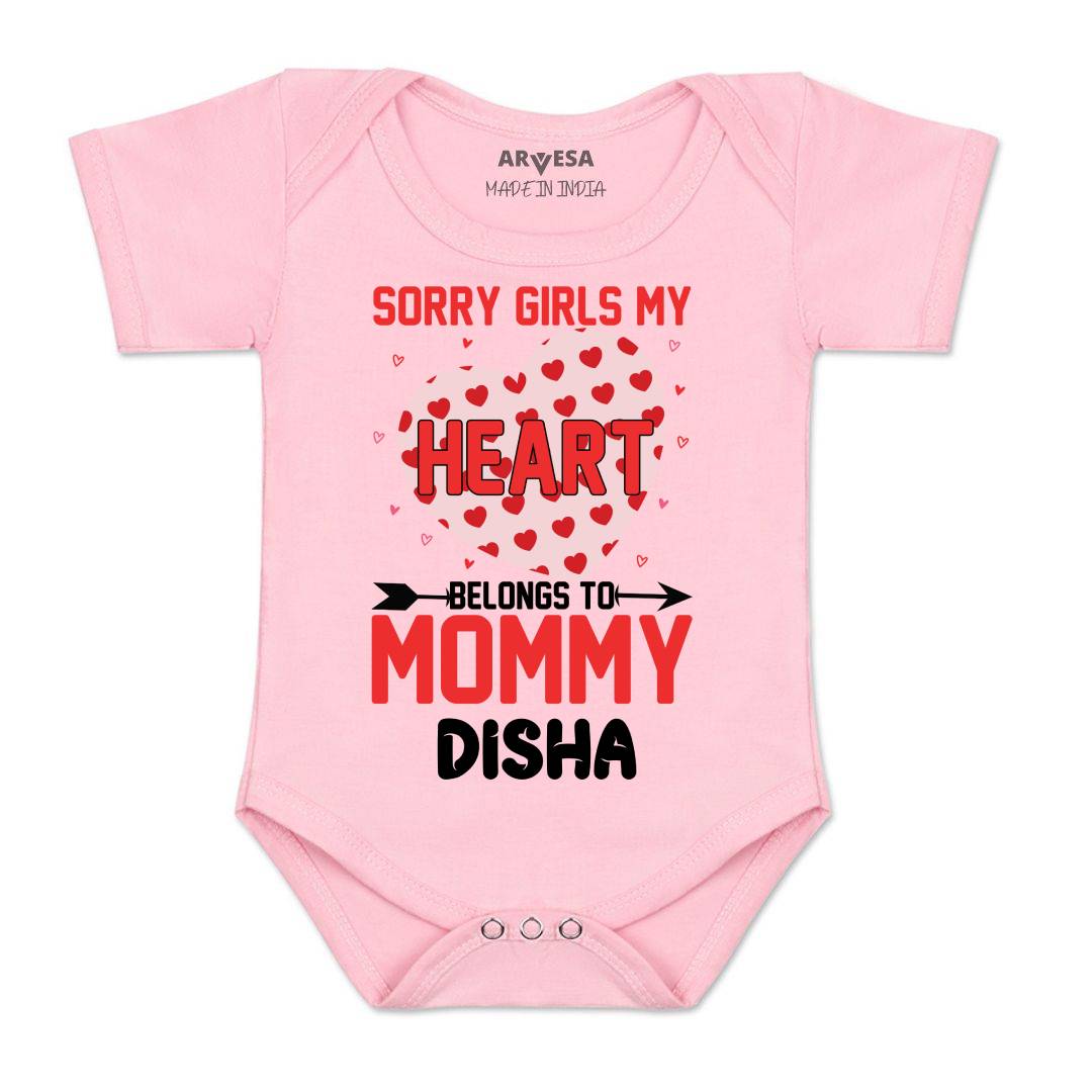 Arvesa Sorry Girls My Heart Belongs To Mommy  Baby Boy & Girl Dress