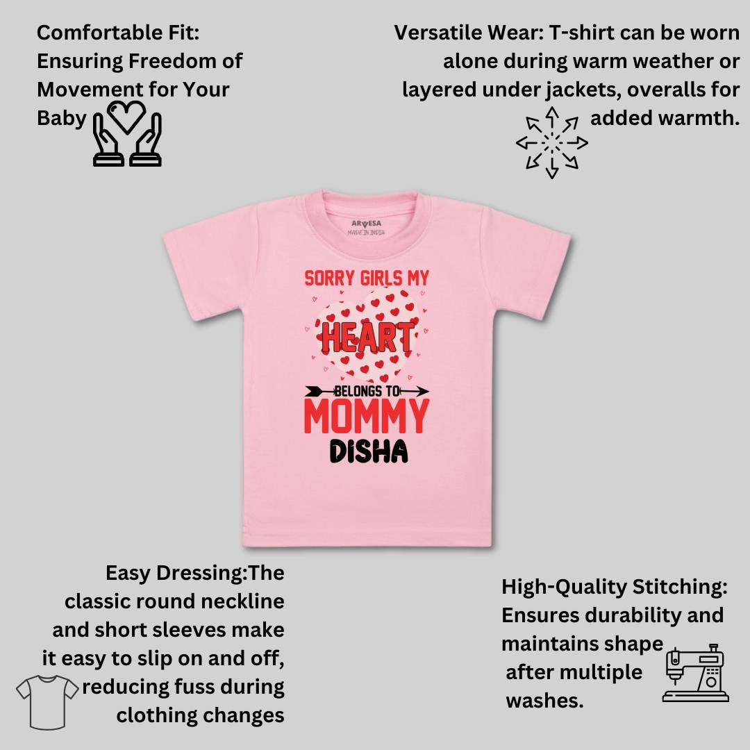 Arvesa Sorry Girls My Heart Belongs To Mommy  Baby Boy & Girl Dress